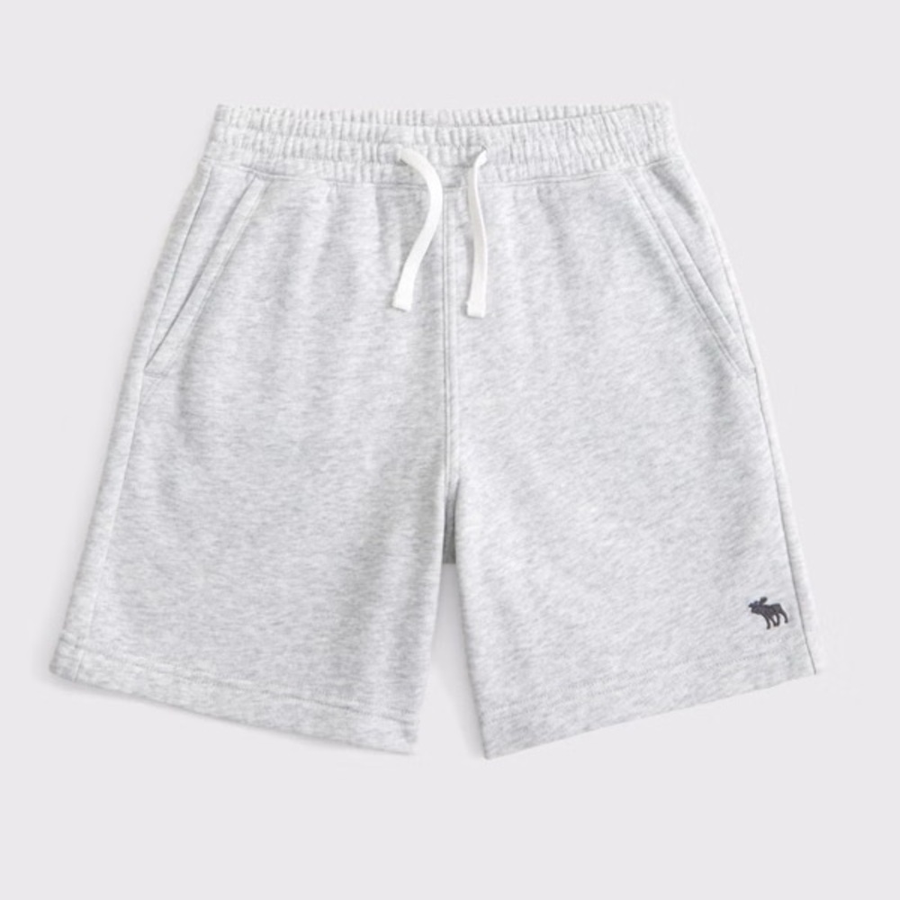 Abercrombie kids Icon Charcoal Grey Fleece Shorts